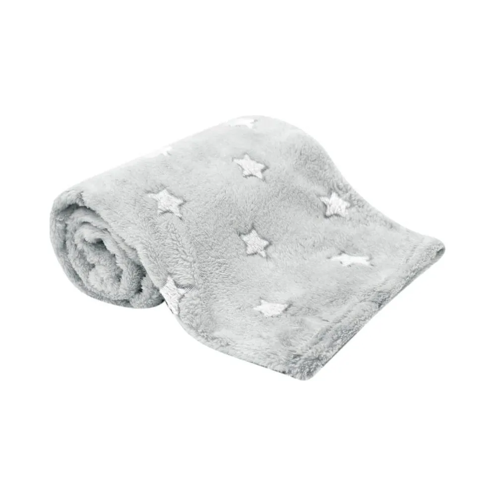 Mantinha Infantil Estrelinhas Cinza Buba 14483