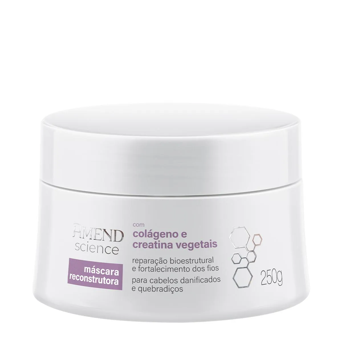 Amend Science Colágeno e Creatina Vegetais - Máscara Capilar 250G