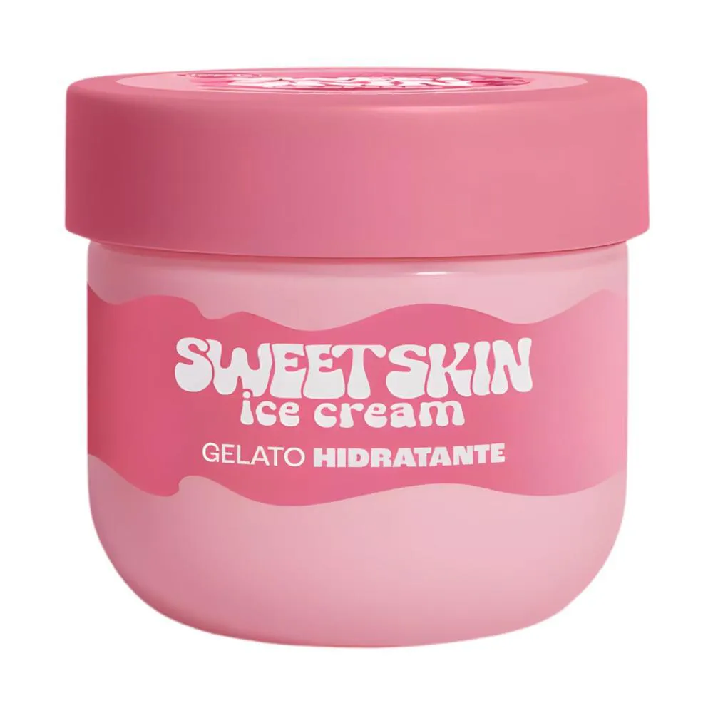 Hidratante Corporal Gelato Dailus Sweet Skin Ice Cream Morango ao Leite 200Ml