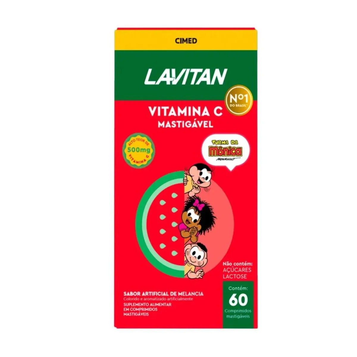 Lavitan Vitamina C Turma da Mônica Melancia 60 Comps