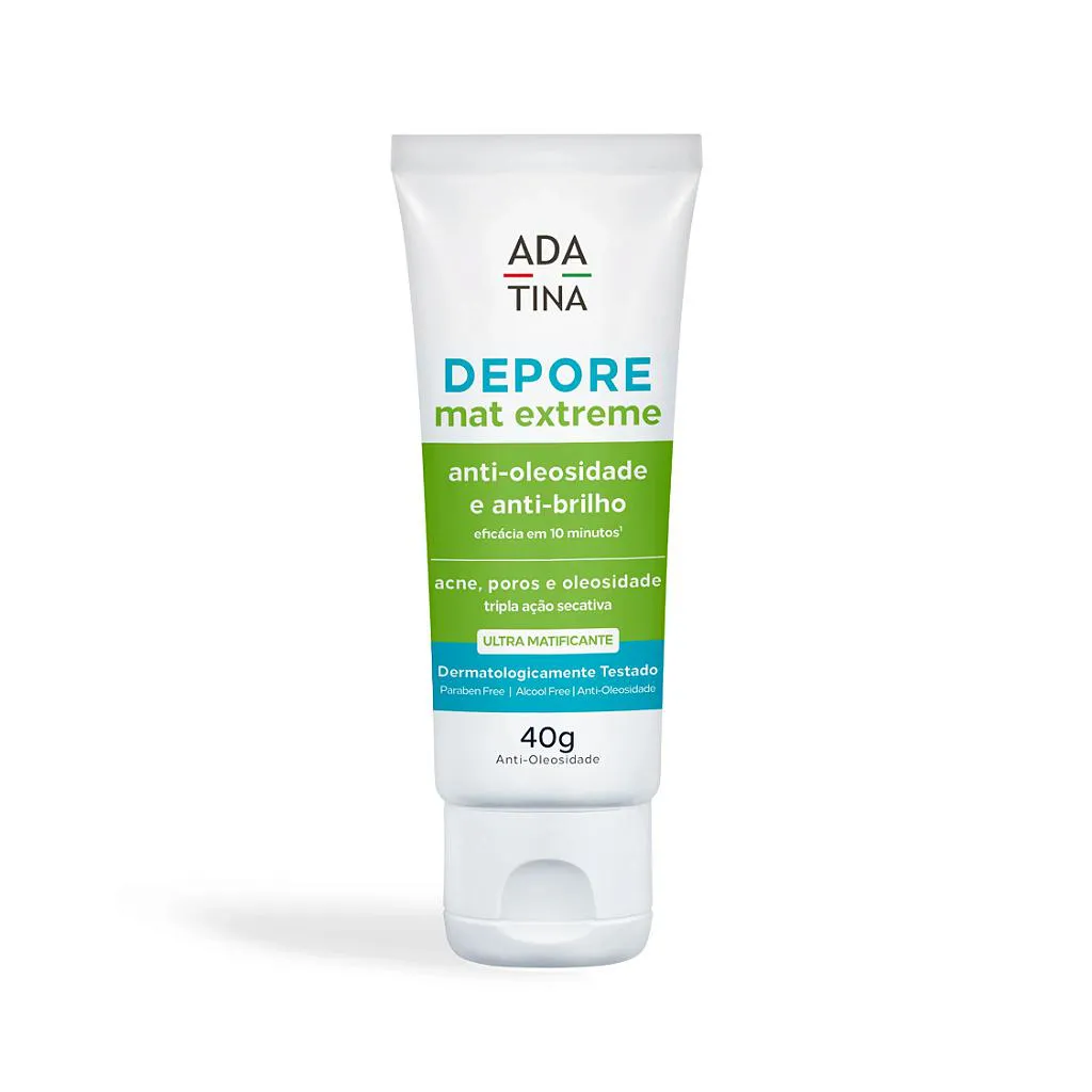 Ada Tina Depore Mat Extreme - Creme Hidratante Antioleosidade 40G