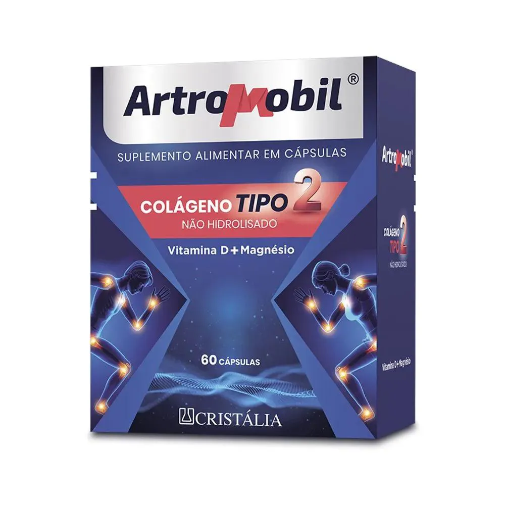 Colágeno Artromobil Cristália 60 Capsulas