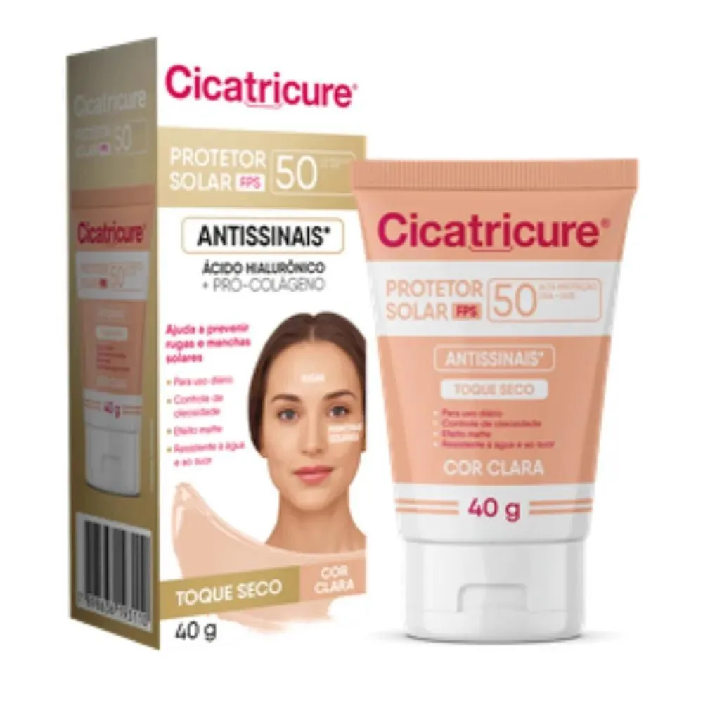 Cicatricure Protetor Fps50 Cor Clara 40G