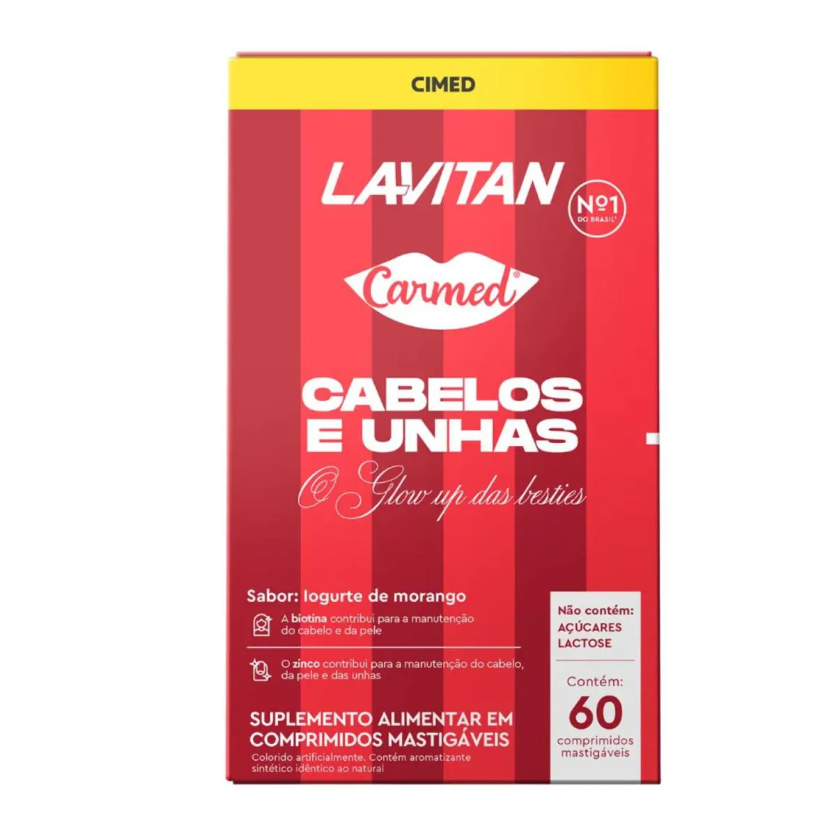Lavitan Carmed Cabelos & Unhas 60 Comprimidos – Cimed