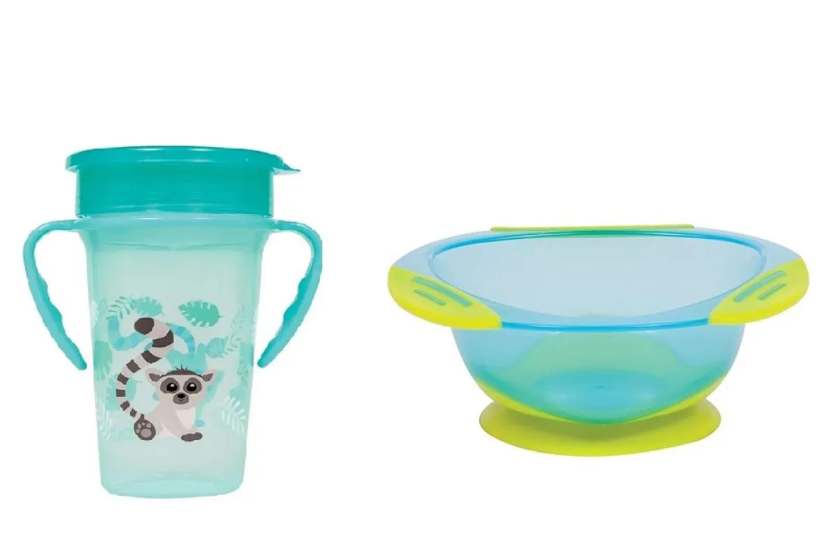 Kit Copo 360° 300Ml + Prato Bowl Buba