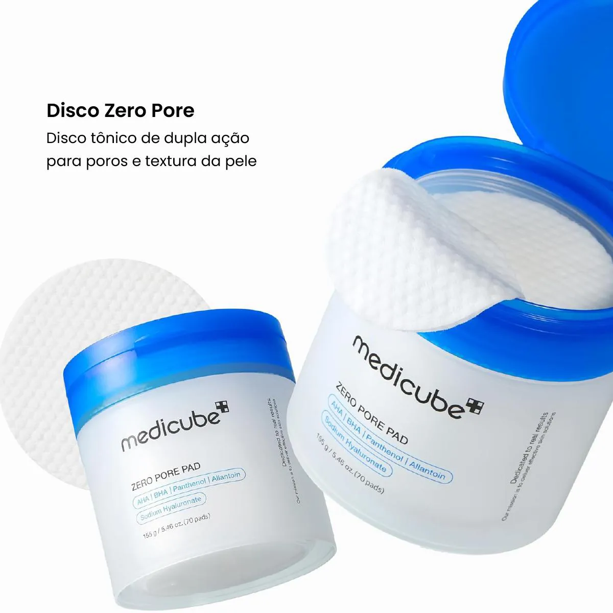 Tônico Facial em Disco Medicube Zero Pore Pad 70 Discos