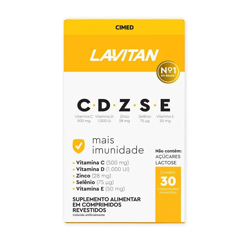 Lavitan Vitamina Cdzse Mais Imunidade - 30 Caps - Cimed