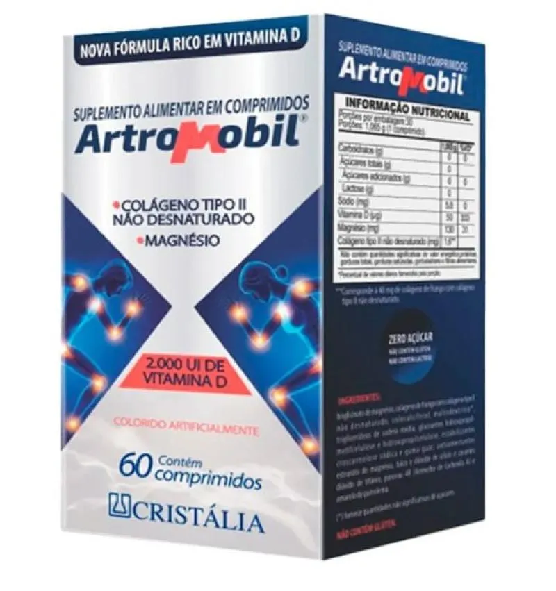 Artromobil Suplemento Alimentar Cristalia 60Cpr