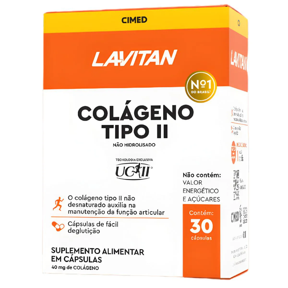 Lavitan Colageno Tipo 2 Ucii Uc2 40Mg 30 Caps Colageno Tipo Ii Nao Hidrolisado Articulacoes Cartilagem Flexibilidade