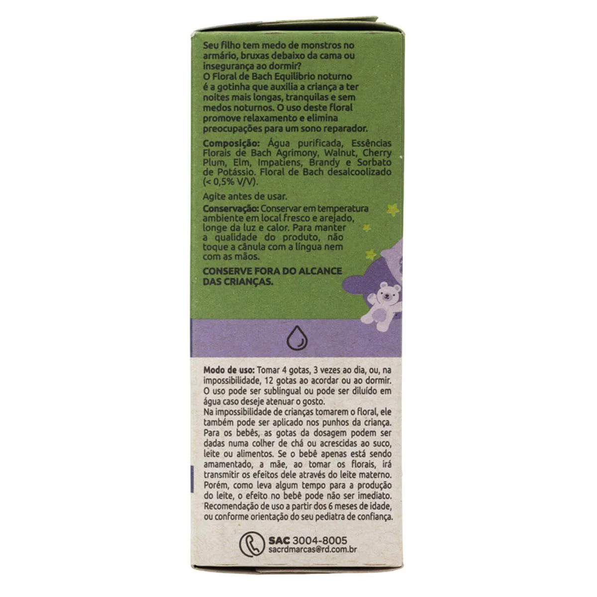 Floral de Bach Natz Kids Equilíbrio Noturno 30ml