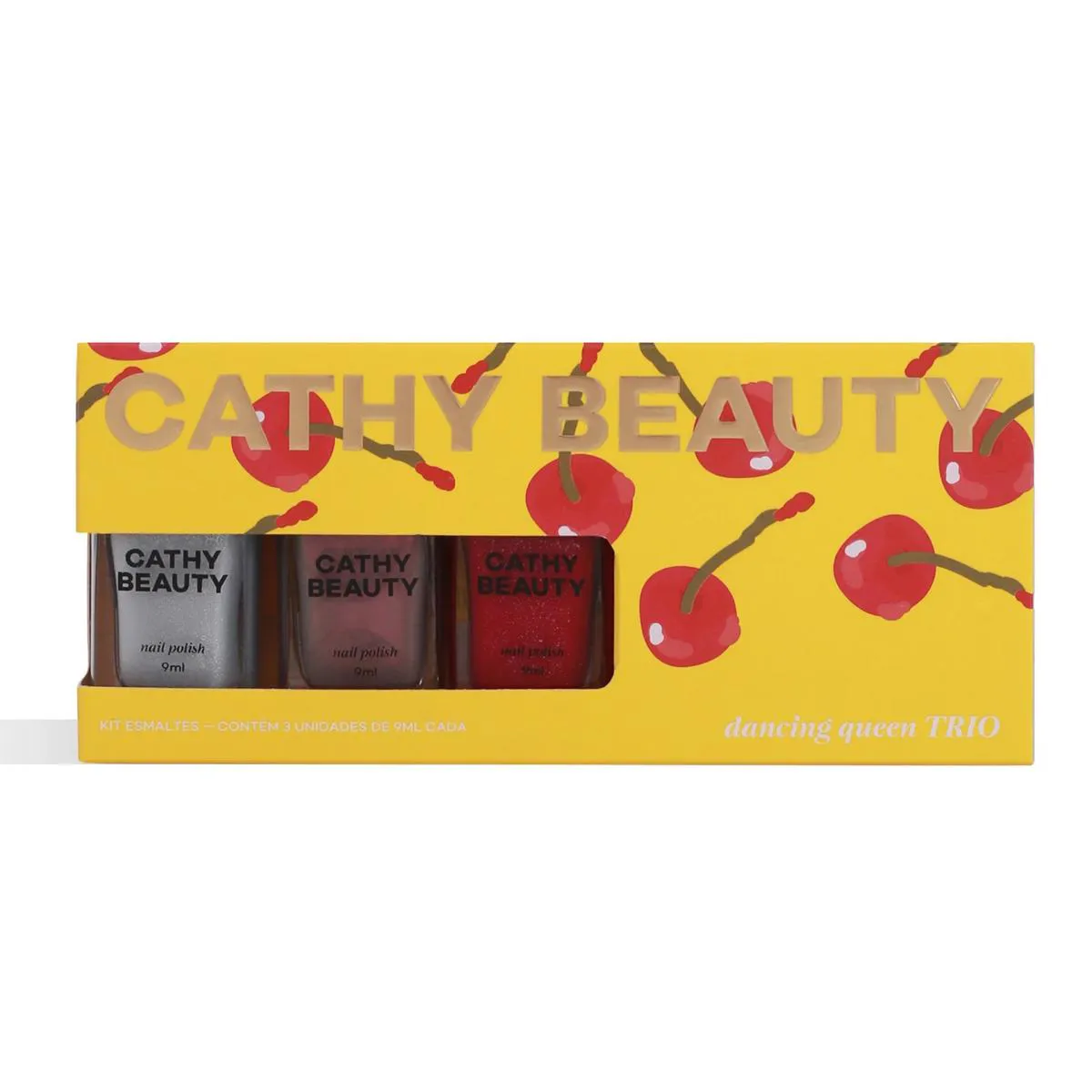Cathy Beauty Kit Esmalte Dancing Queen Trio Vegano