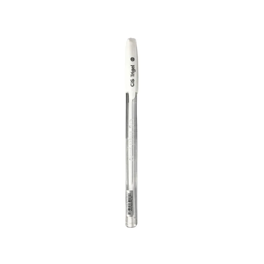 Caneta Gel Cis Trigel Pastel Branca