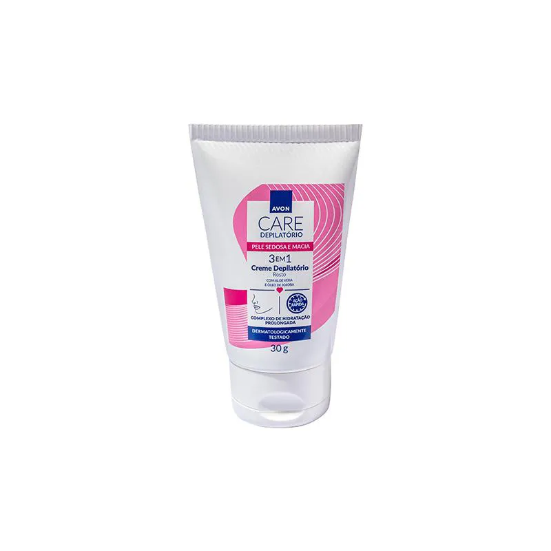 Avon Care 3 em 1 Creme Depilatorio para o Rosto 30G
