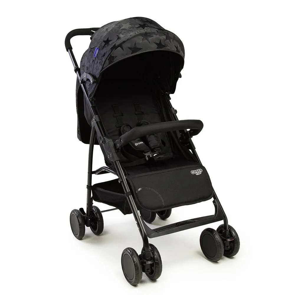 Carrinho de Bebê Bross Preto Estrela - Cosco