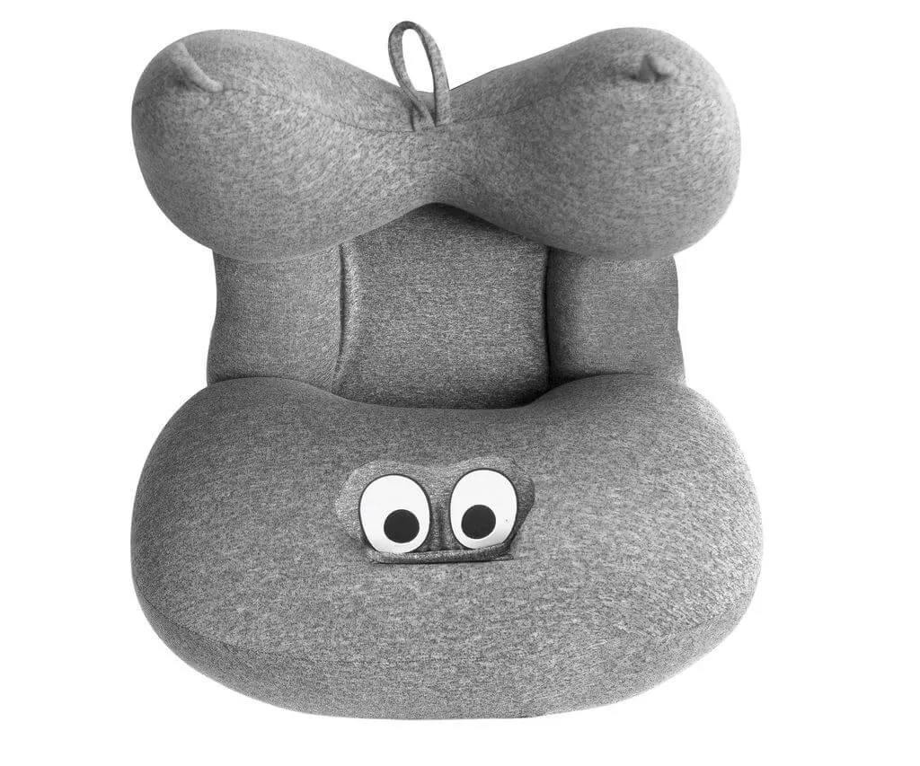 Almofada de Banho Fit Cinza Mescla - Baby Pil
