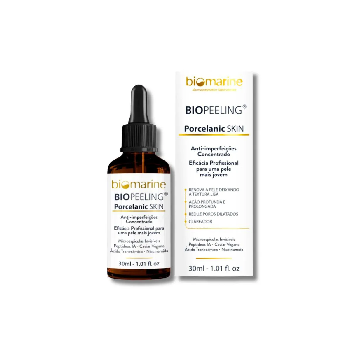 Biomarine Biopeeling Porcelanic Skin Anti Imperfeicoes 30Ml