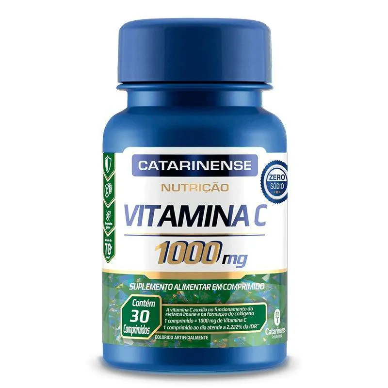 Vitamina C 1000Mg Catarinense Pharma 30 Cápsulas