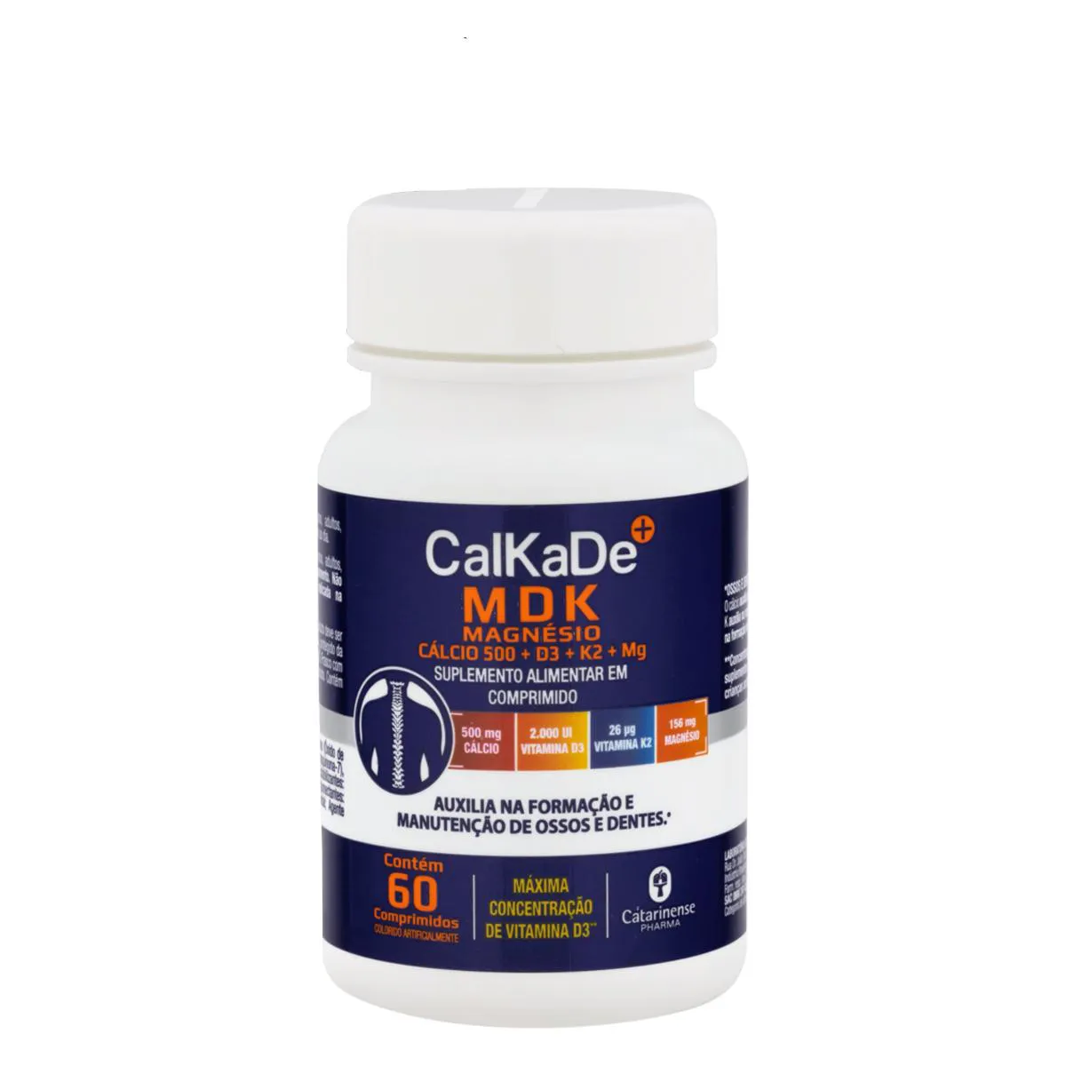 Calkdade Mdk Catarinense 60 Comprimidos