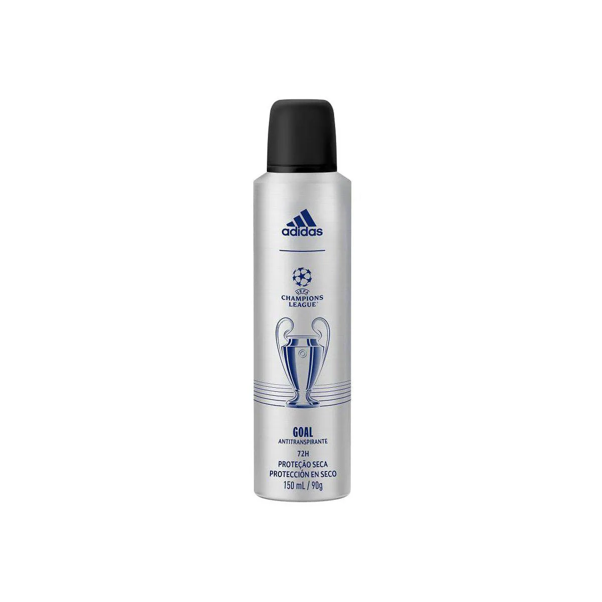 Desodorante Antitranspirante Aerosol Adidas Champions League Uefa Goal Masculino 72h 150ml