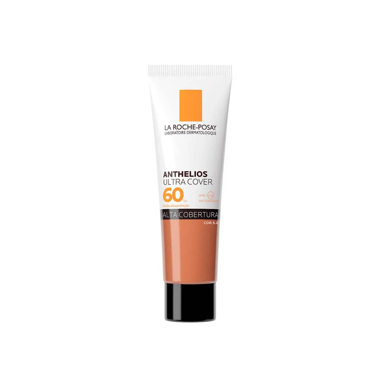 Protetor Solar Facial La Roche-Posay Anthelios Ultra Cover FPS 60 Cor 5.0 Proteção Total para Tom Escuro 30g