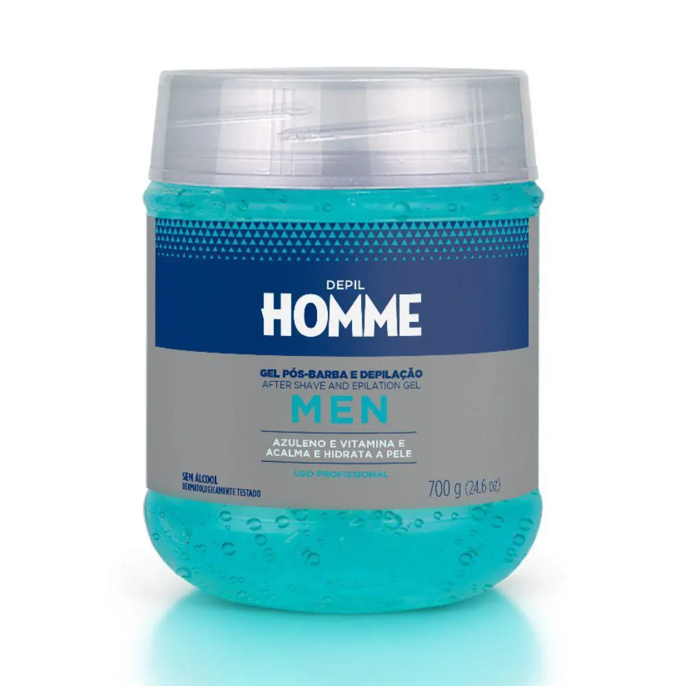 Depil Bella Homme Gel Pós-Barba e Pós-Depilação 700G