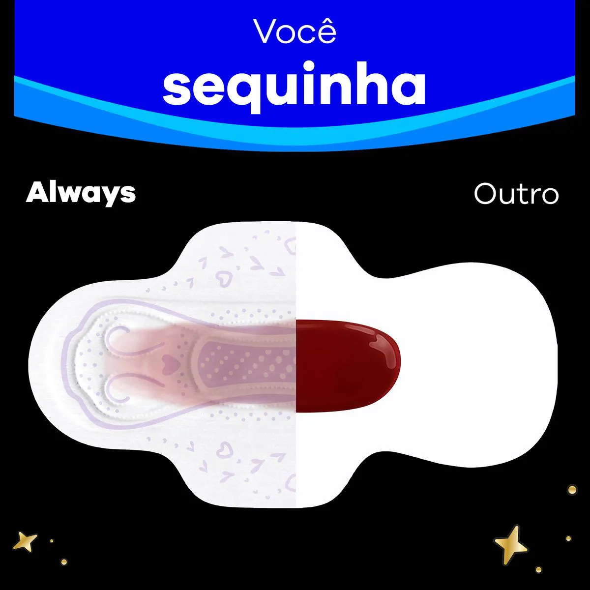 Absorvente Always Noite Seca com Abas 32 unidades