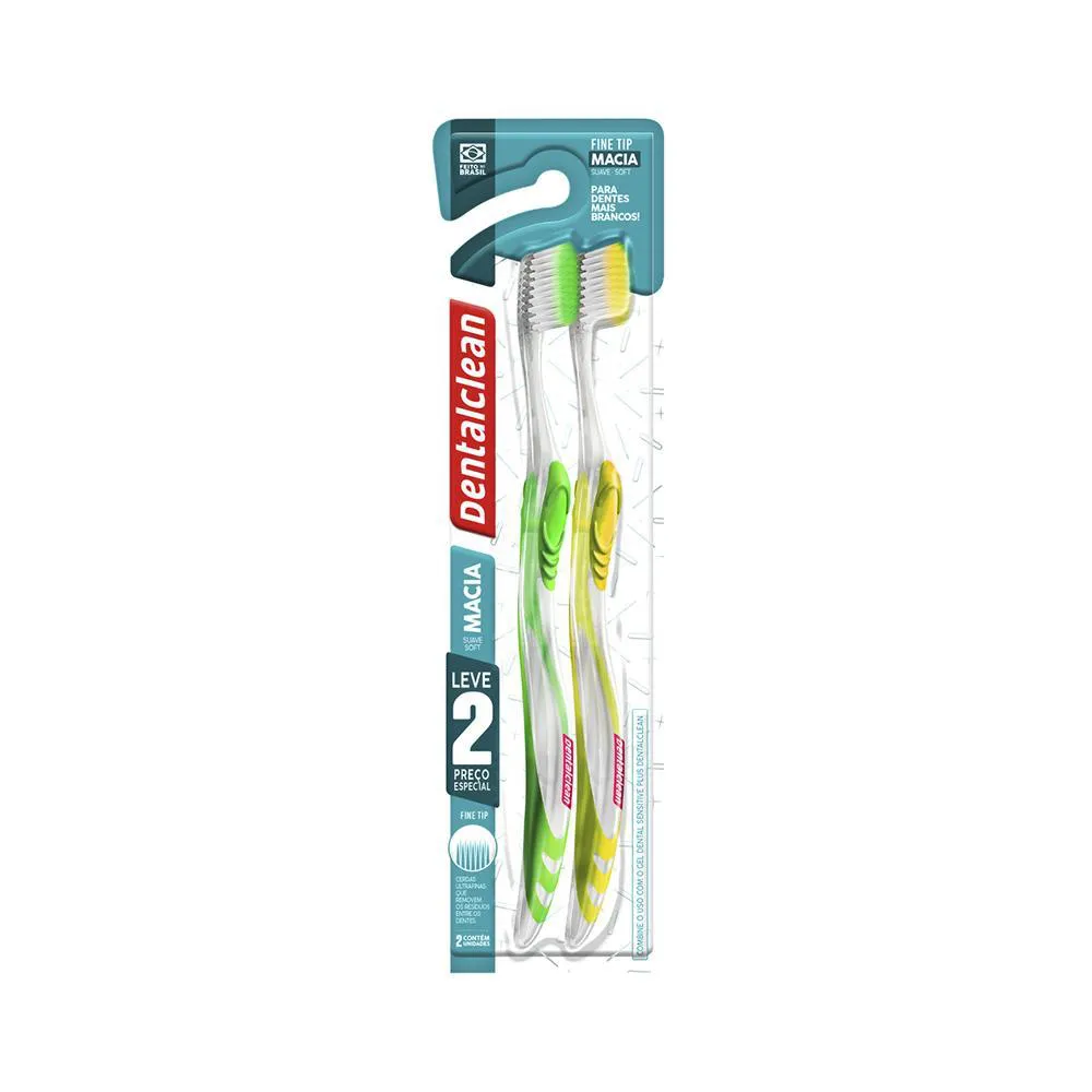 Dentalclean Dual Fine Tip Macia Escova Dental