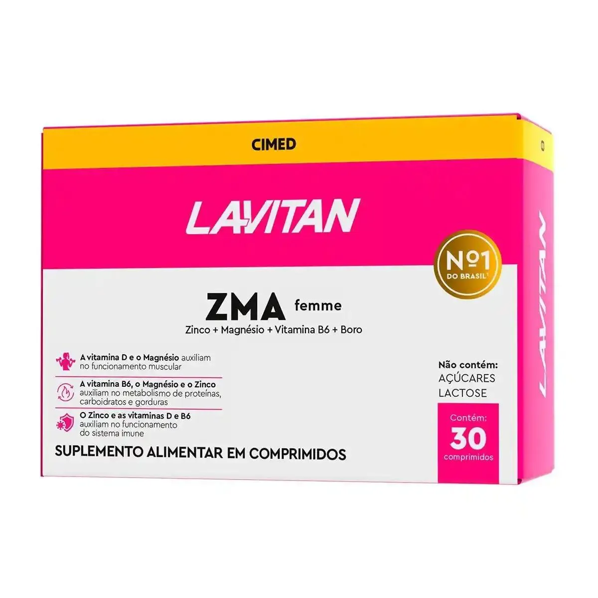 Lavitan Zma Femme com 30 Comprimidos Sabor sem Sabor