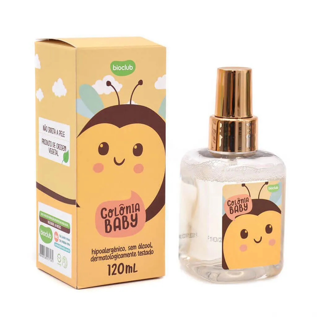 Colônia Infantil sem Álcool 120Ml Bioclub Baby