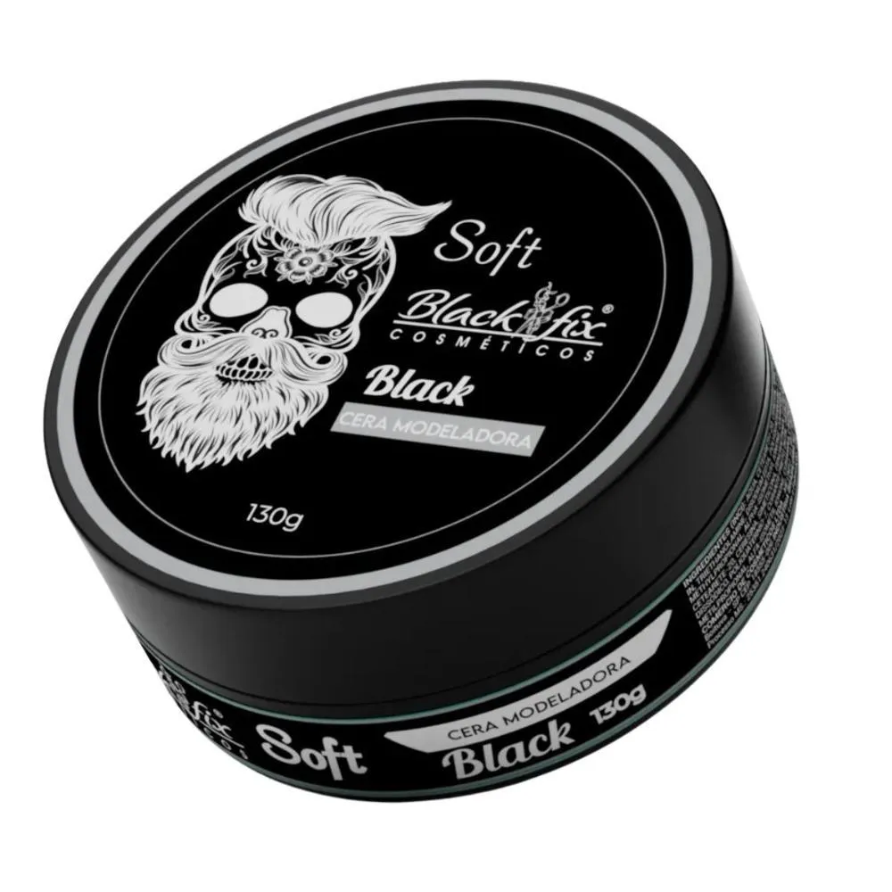Cera Modeladora Black Fix Soft Black 130G