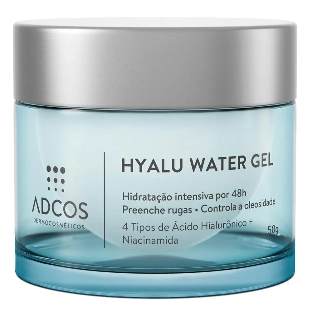 Hidratante Facial Adcos - Hyalu Water Gel 50G