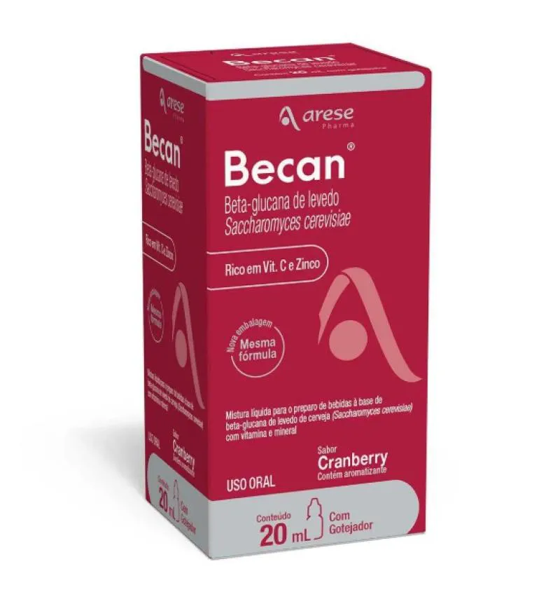 Becan Suplemento Alimentar Sabor Cranberry 20Ml