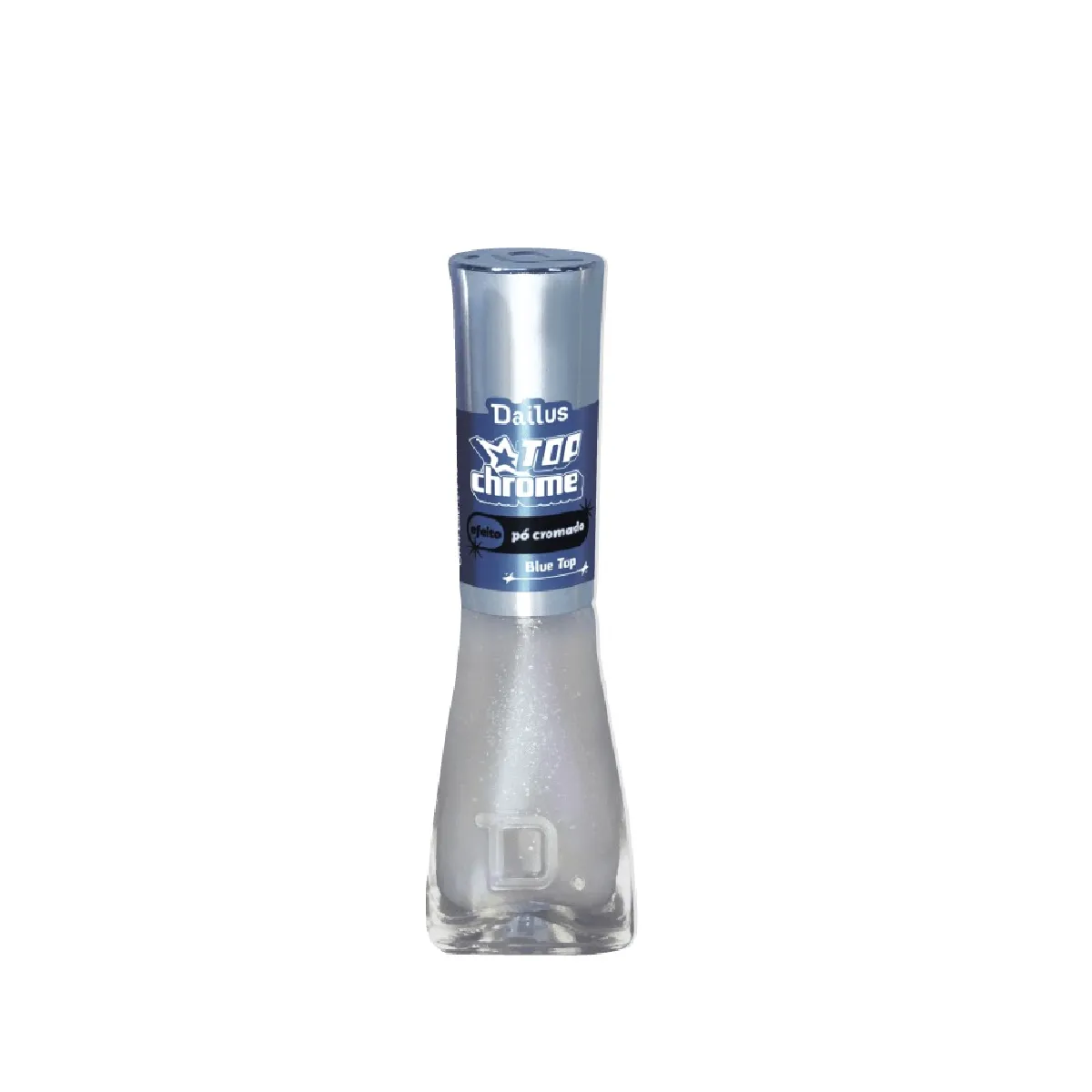 Esmalte Top Coat Dailus Top Chrome 8ml - Blue Top
