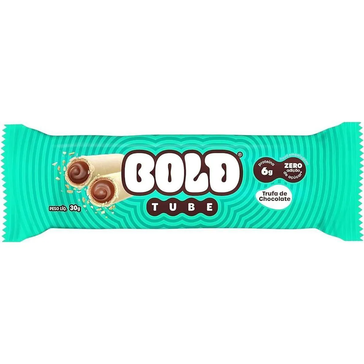 Barra de Proteina Tube - 1 Unidade 40G Trufa de Chocolate - Bold