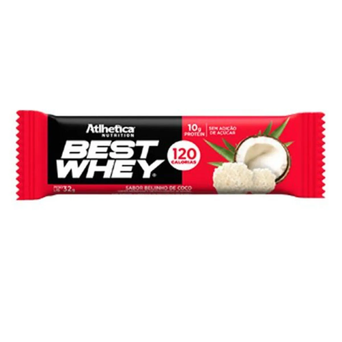 Barra Proteica Best Whey - 1 Barra 30G Beijinho de Coco - Atlhetica Nutrition