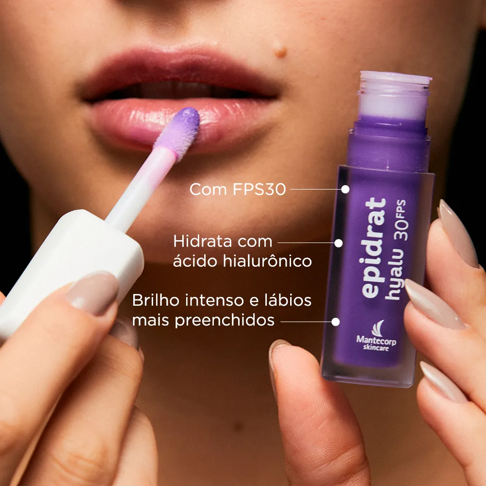 Kit C/ 3 Lip Oil - Epidrat Hyalu Berry