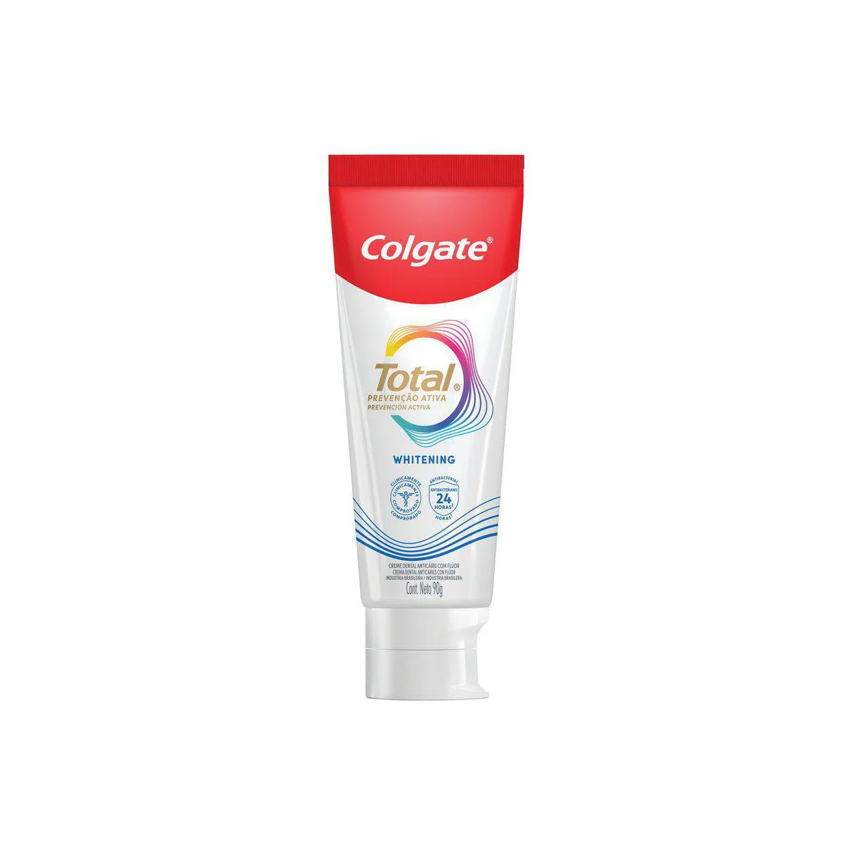 Creme Dental Colgate Total Prevenção Ativa Whitening 90g