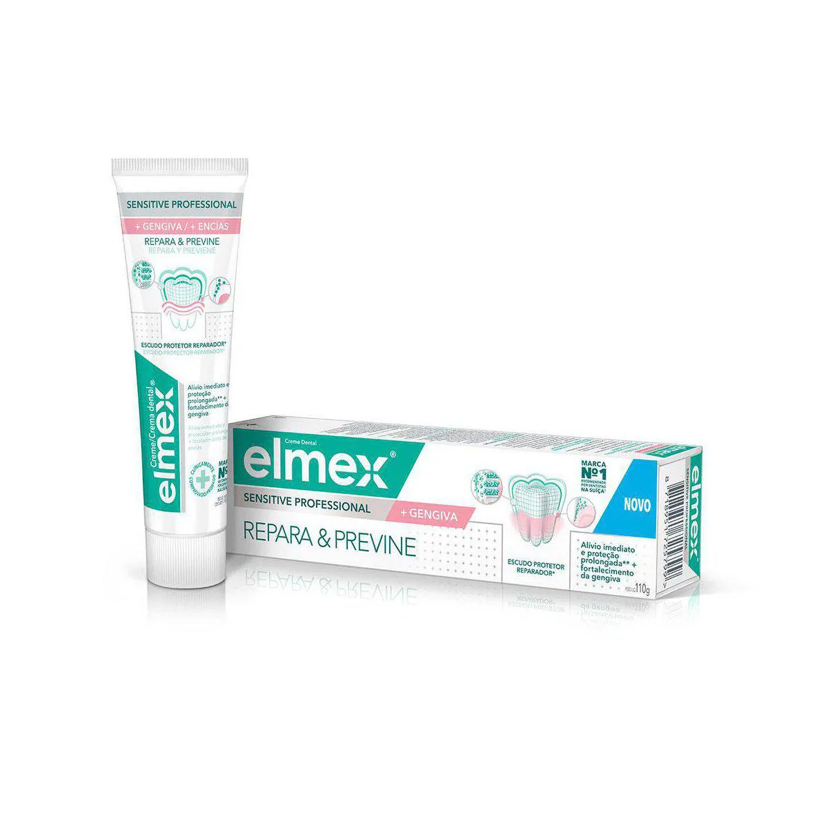 Creme Dental Elmex Sensitive Professional + Gengiva 110g