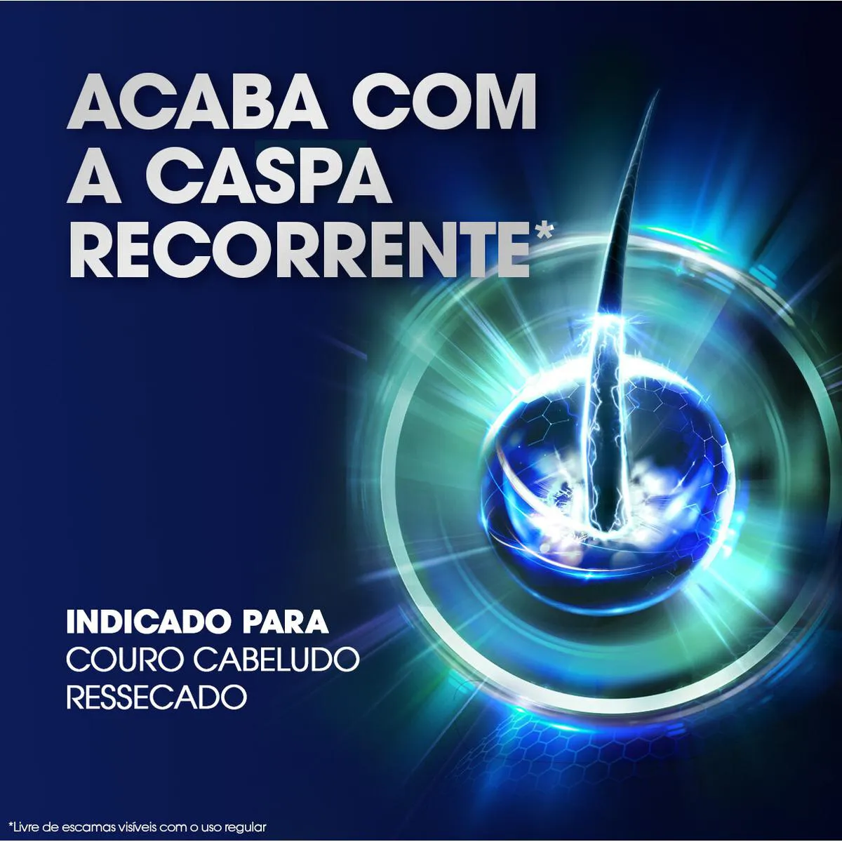 Shampoo Anticaspa Clear Men Limpeza Diária 2 em 1 400ml