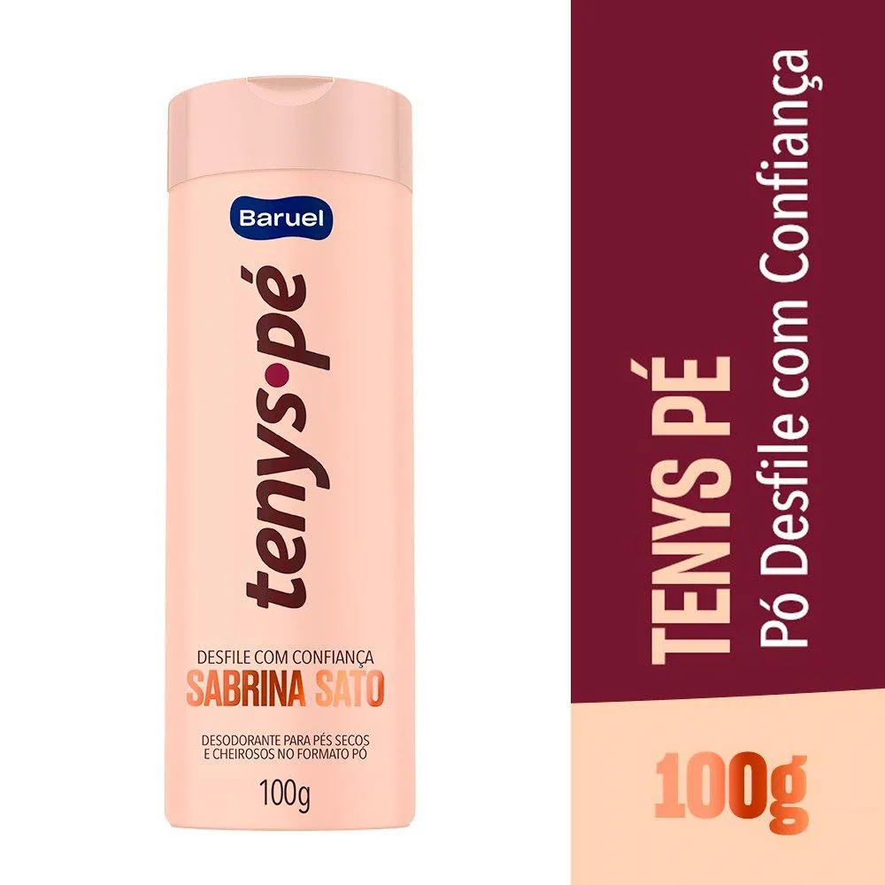 Tenys Pé Baruel Pó Sabrina Sato 100G