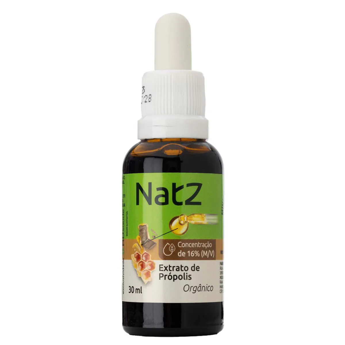 Extrato de Própolis Verde Orgânico 16% Natz 30 ml