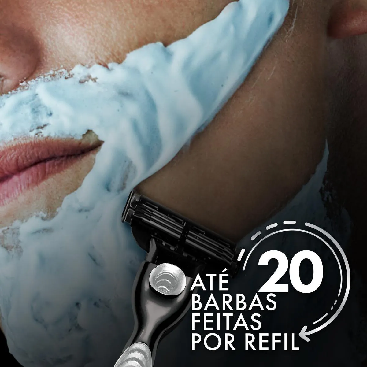 Carga para Aparelho de Barbear Gillette Mach3 com 8 unidades