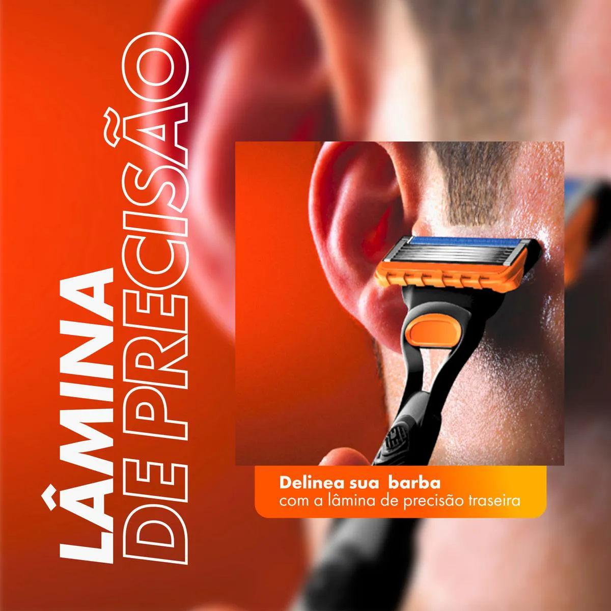 Aparelho de Barbear Gillette Fusion 5 com 1 unidade