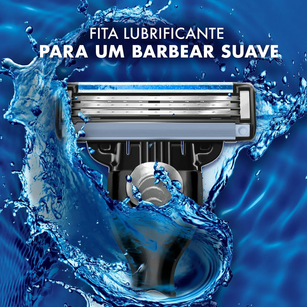 Refil para Barbear Gillette Mach3 com 4 unidades