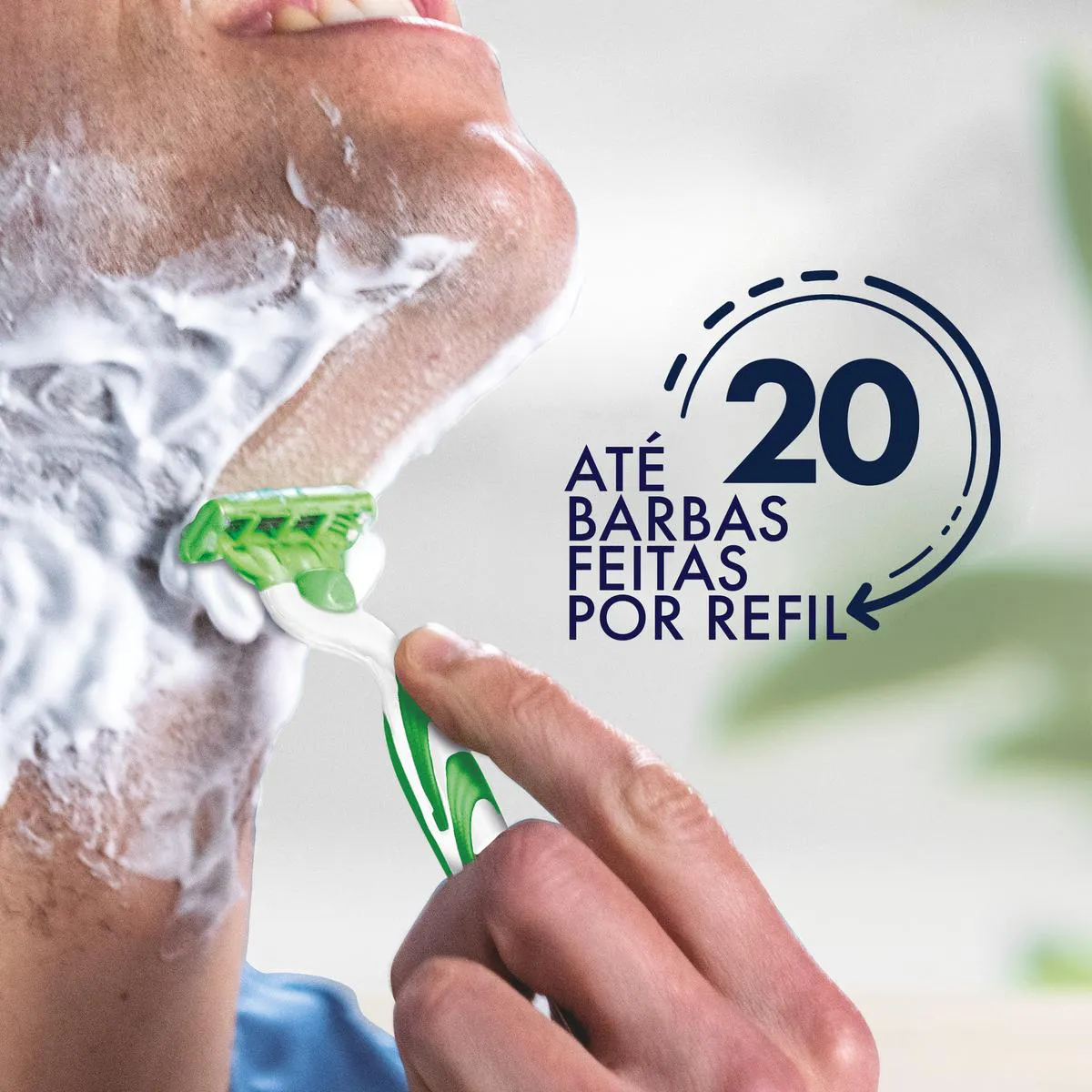 Carga para Aparelho de Barbear Gillette Mach3 Sensitive com 2 unidades