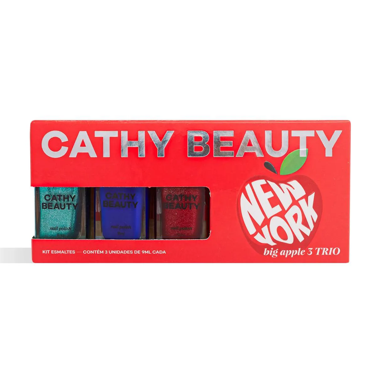 Cathy Beauty Kit Esmalte Big Apple 3 Trio