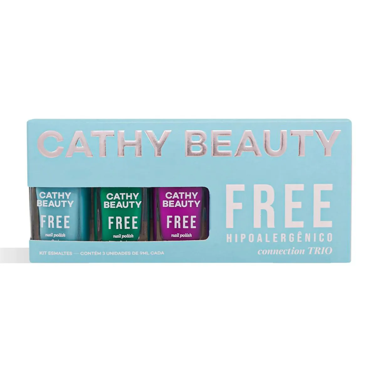 Cathy Beauty Kit Esmalte Free Connection Trio