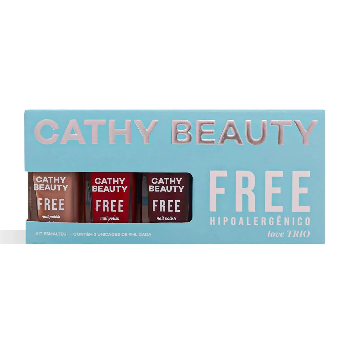 Cathy Beauty Kit Esmalte Free Love Trio