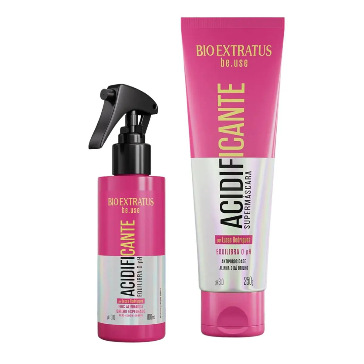 Kit Bio Extratus Máscara e Spray Acidificante Be.use 250G