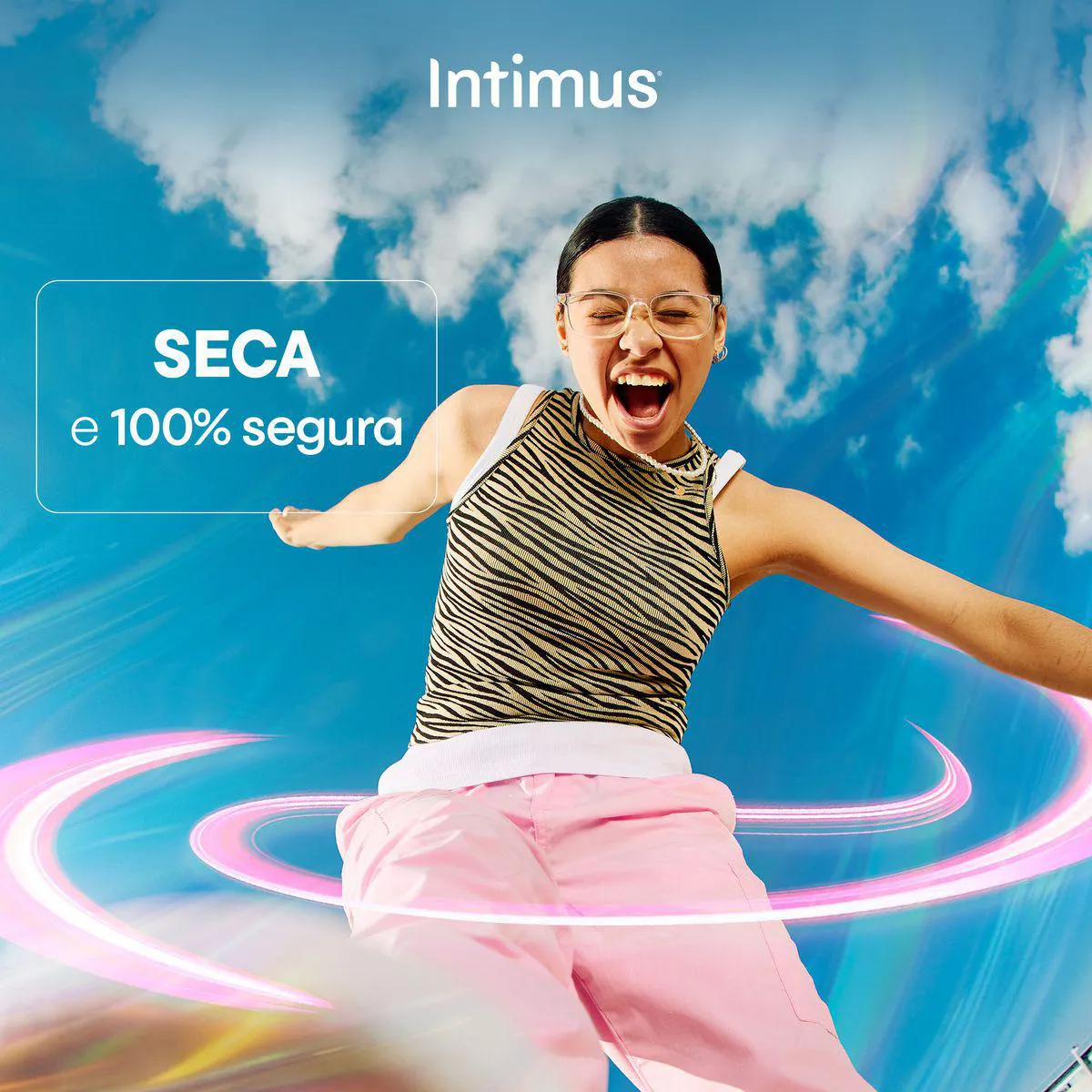Absorvente Intimus Toda Protegida Cobertura Suave com Abas 8 unidades